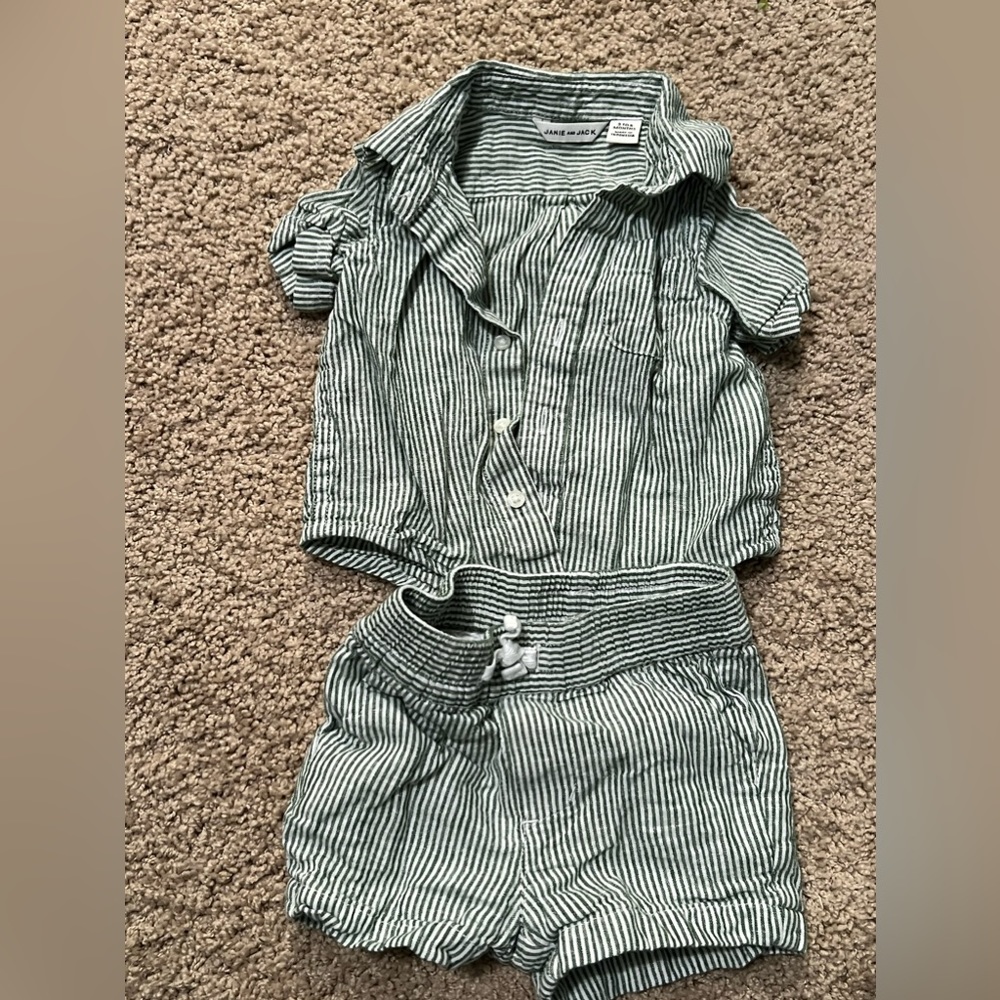 Janie & Jack Matching Set 3-6 Months
